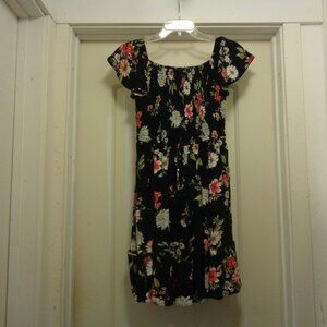 BABYDOLL SHEERED COQUETTE SWEET FLOWERS DRESS BY XHILIRATION S